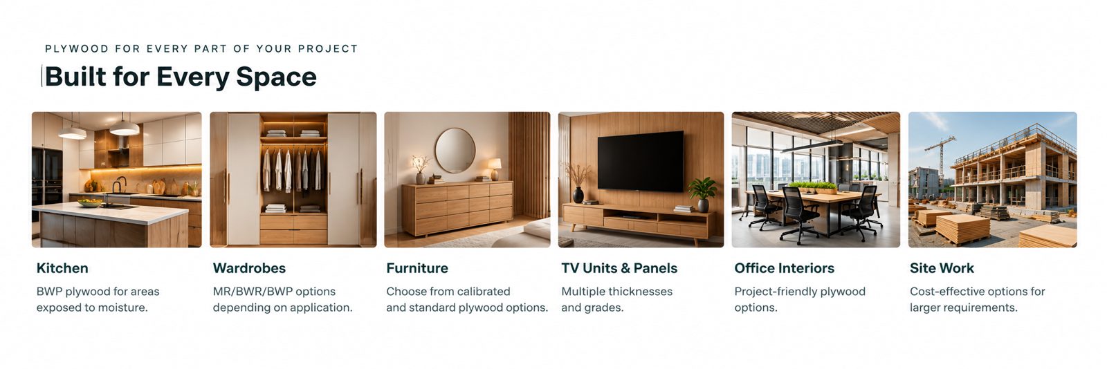 Plywood Applications Across Every Space