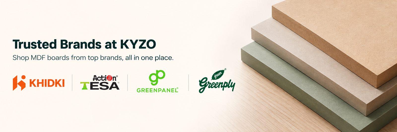 Trusted MDF Brands at KYZO