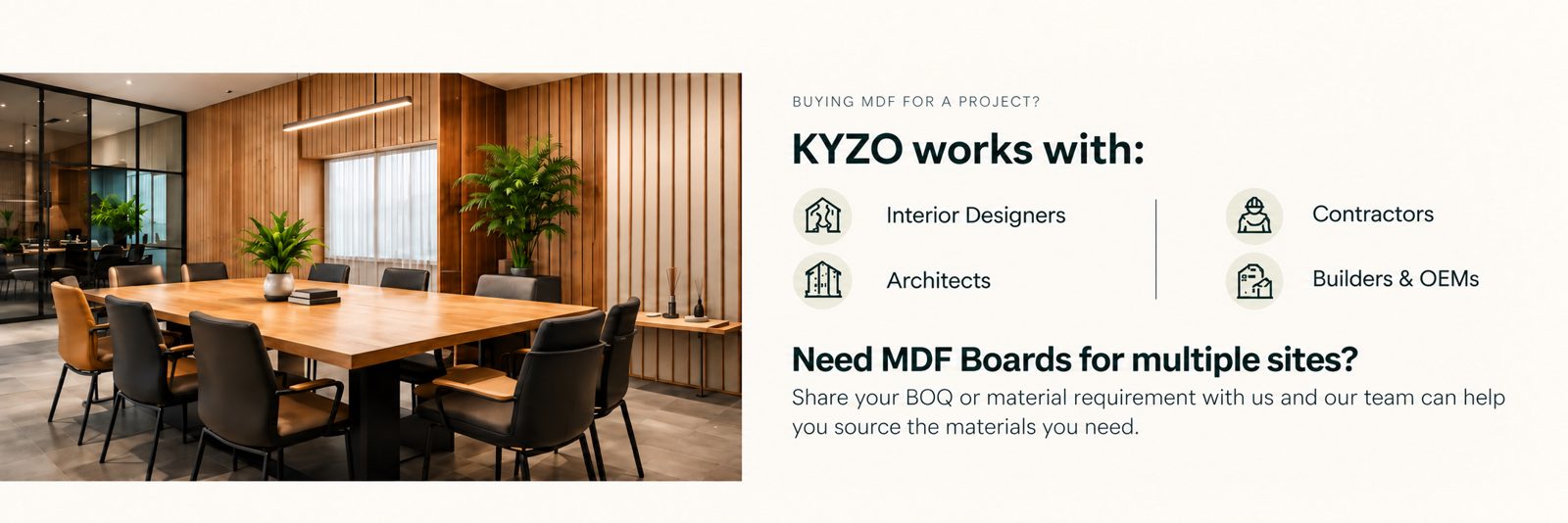 Modern Office Interiors and MDF Solutions