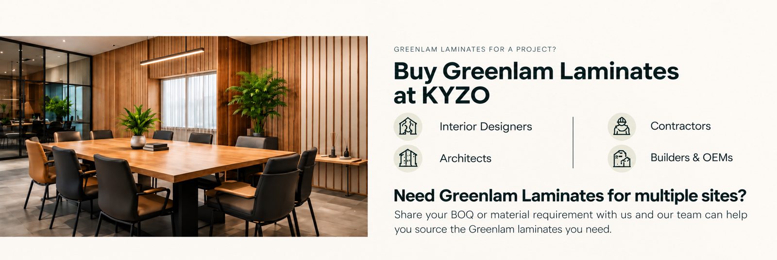 Greenlam Laminate Workspace Banner