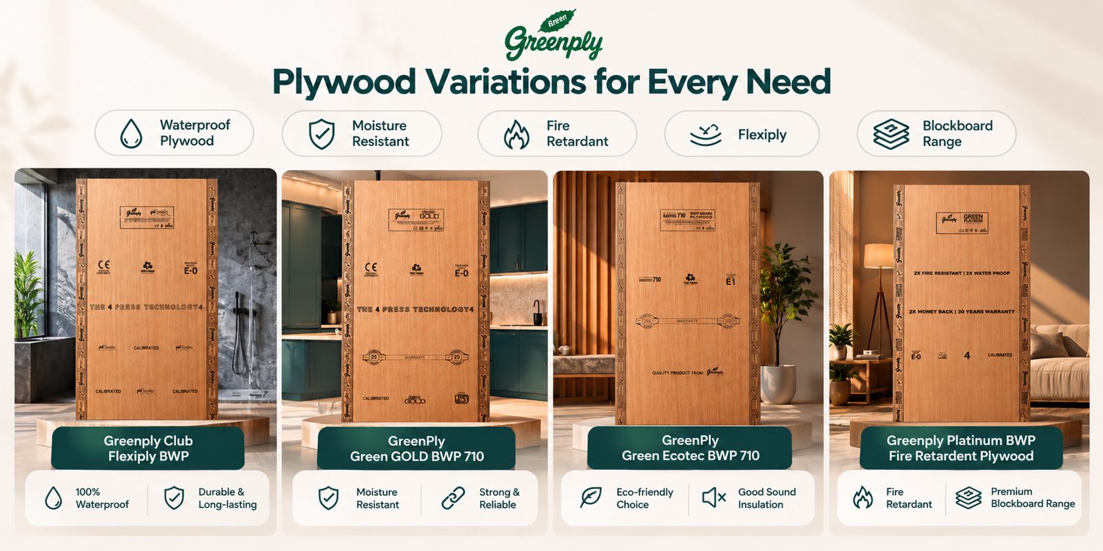 Greenply Plywood Variations Catalogue