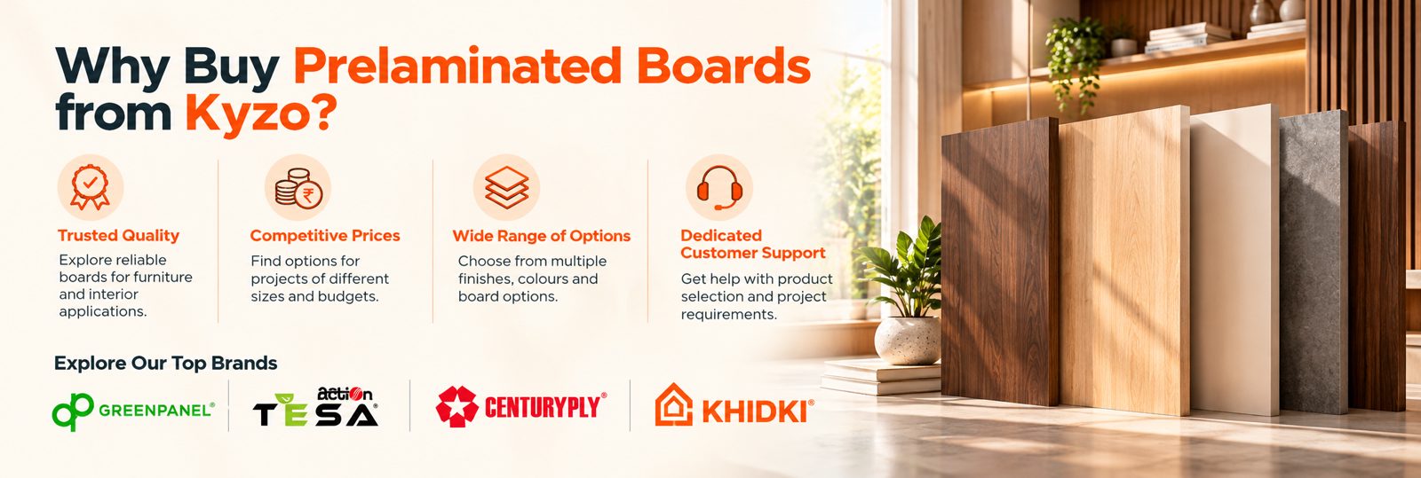Why Choose Kyzo Prelaminated Boards_