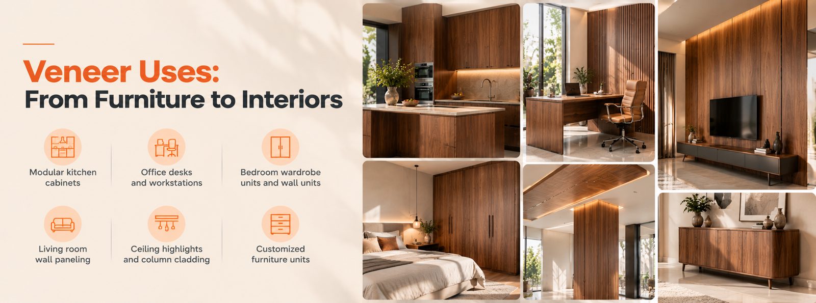 Veneer Uses_ Furniture to Interiors