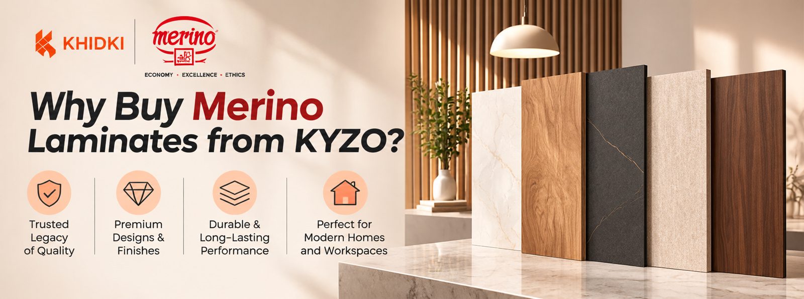 Merino Laminates Modern Interior Showcase