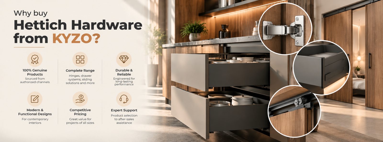 Hettich Hardware for Modern Interiors