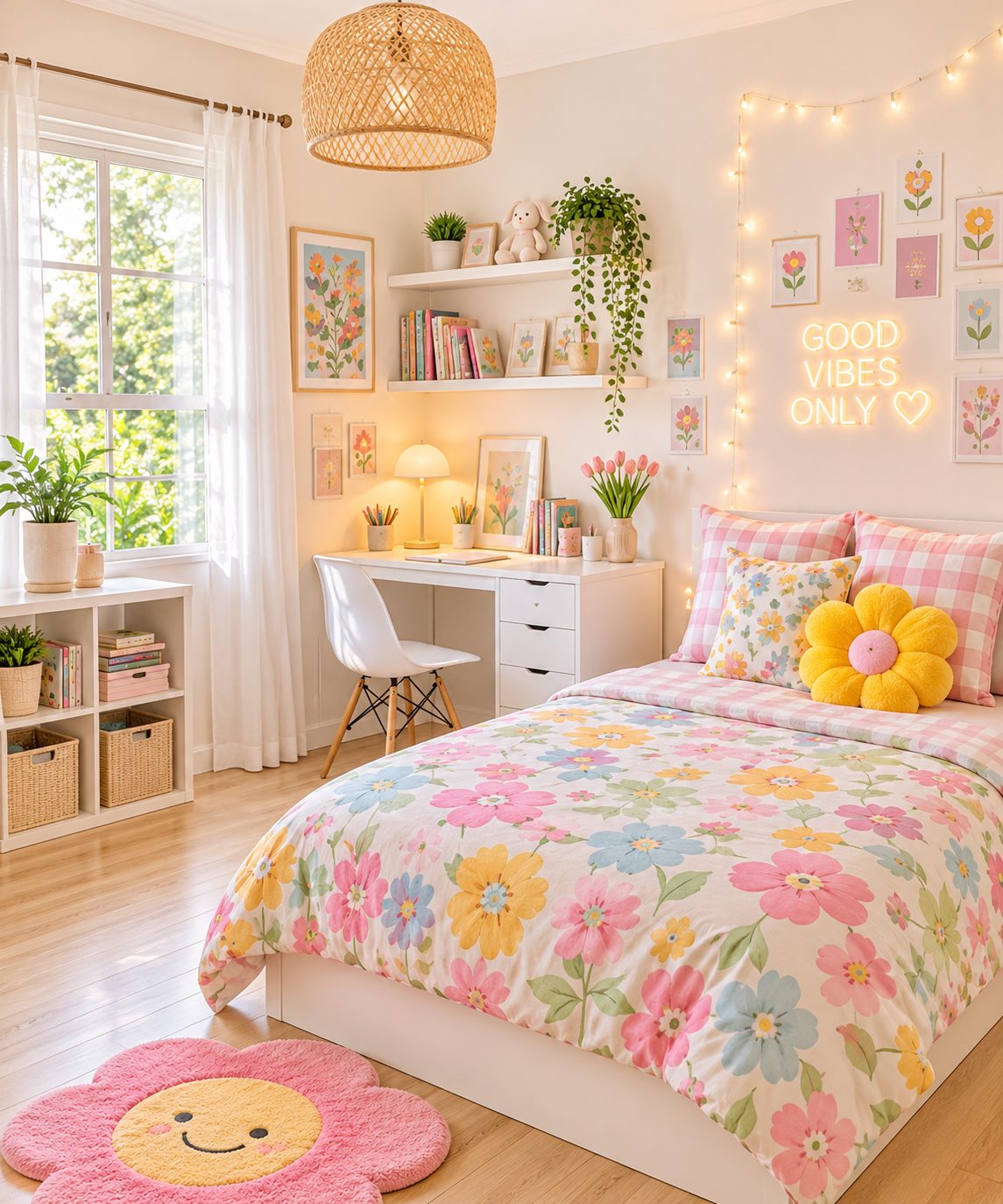 Pastel Good Vibes Bedroom Retreat