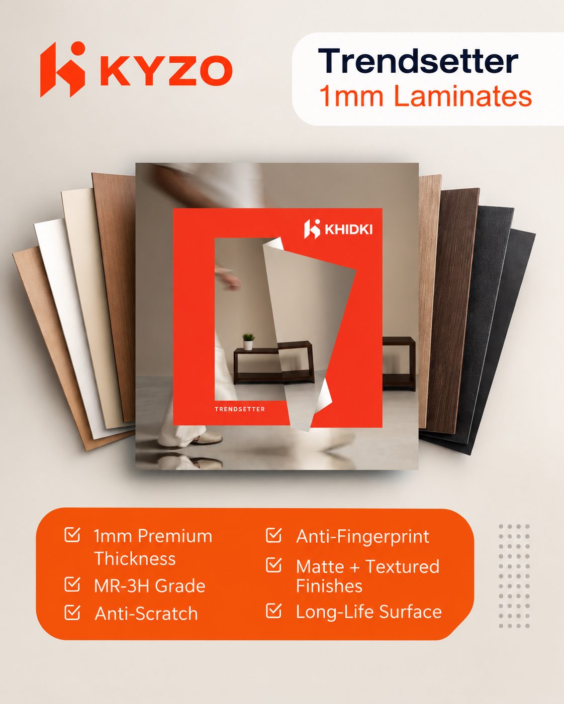 Khidki Trendsetter Laminate Showcase